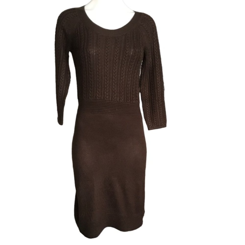 Brown SweaterDress ~ RN 54874 The Limited - fit size XS/S